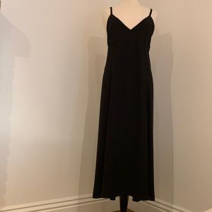 Aritzia Babaton Black Maxi Dress w/ Deep V 8